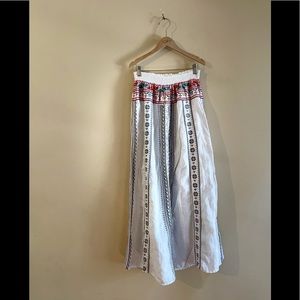 Johnny Was Embroidered Skirt